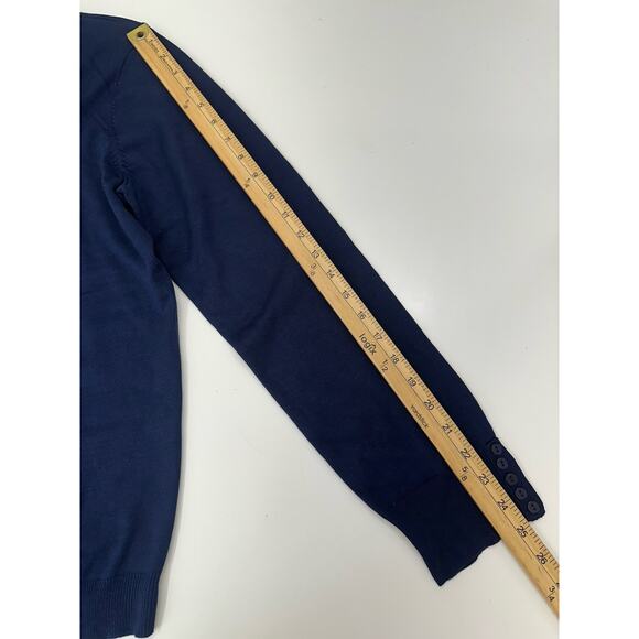 Architect Womens Sweater Size XL Peacoat Navy Blue Turtleneck Pullover NWTs - Picture 9 of 11